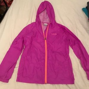 Columbia rain coat